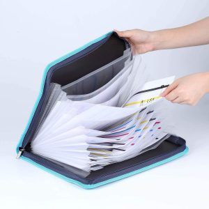 carpeta acordeon en formato maletin