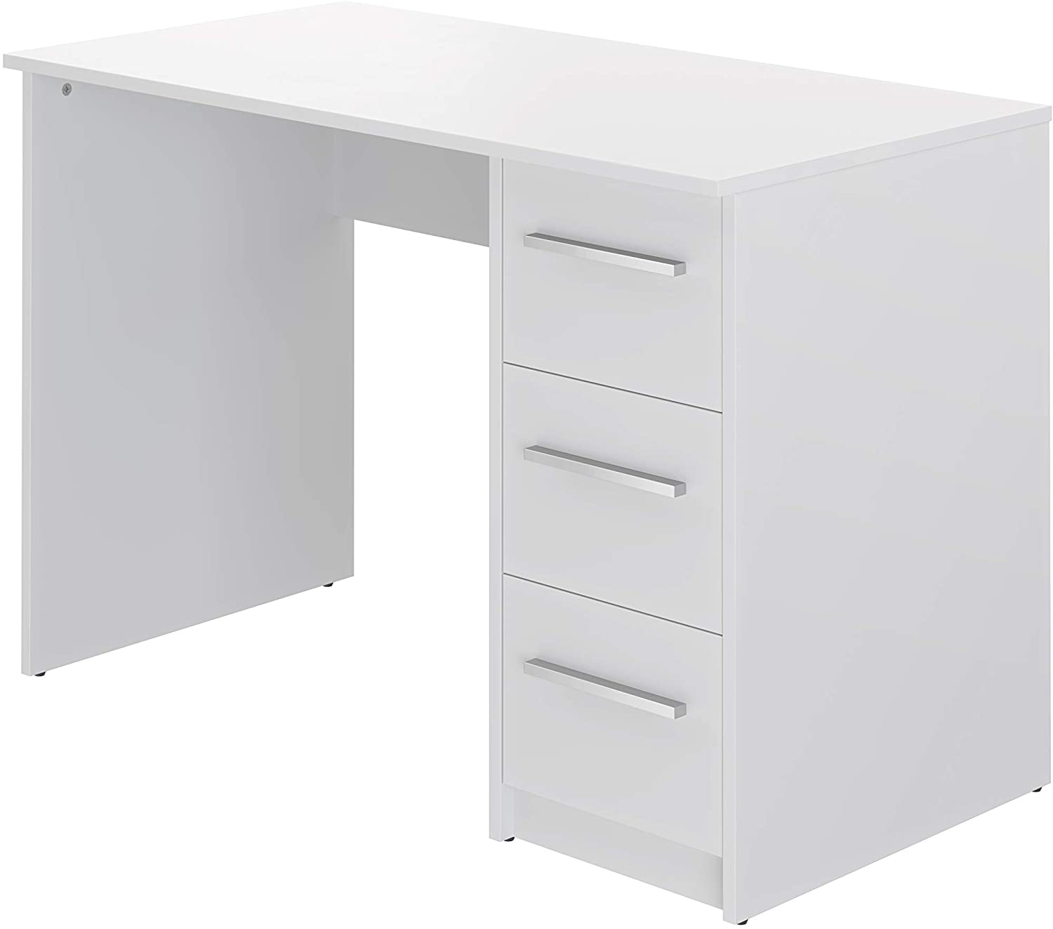 Movian Idro Modern - Escritorio blanco con cajonera