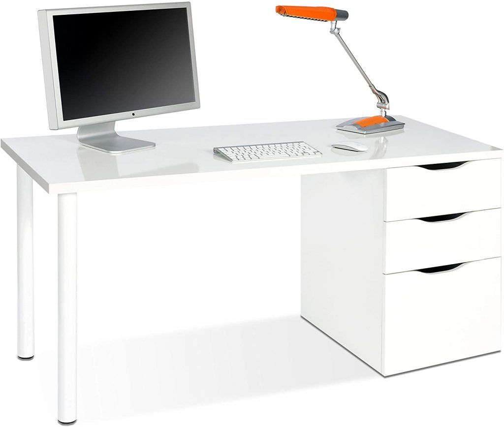 mesa escritorio grande con cajones